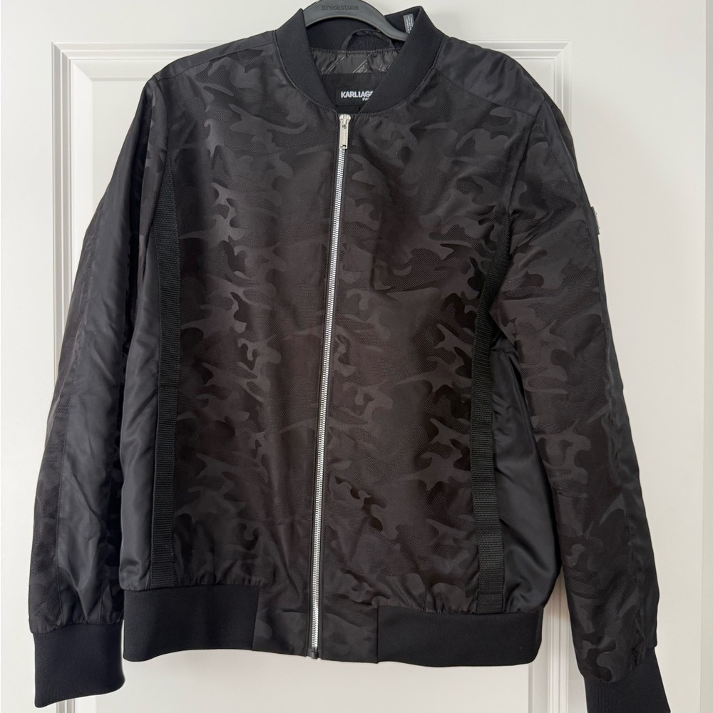 Karl Kani Black Camo Bomber Jacket
